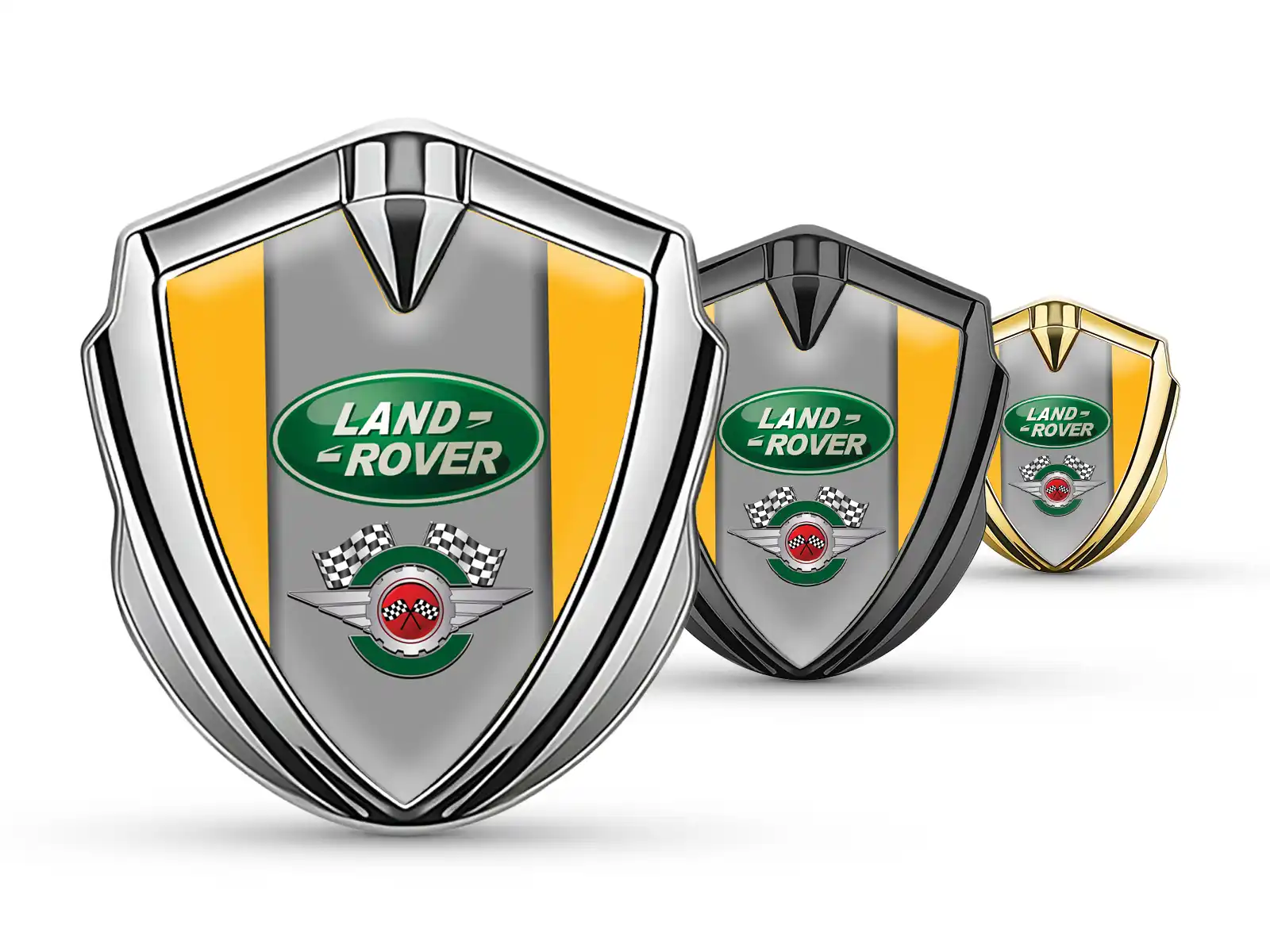 Land Rover 3d Emblema Badge Look High-End Drift 3D Stile